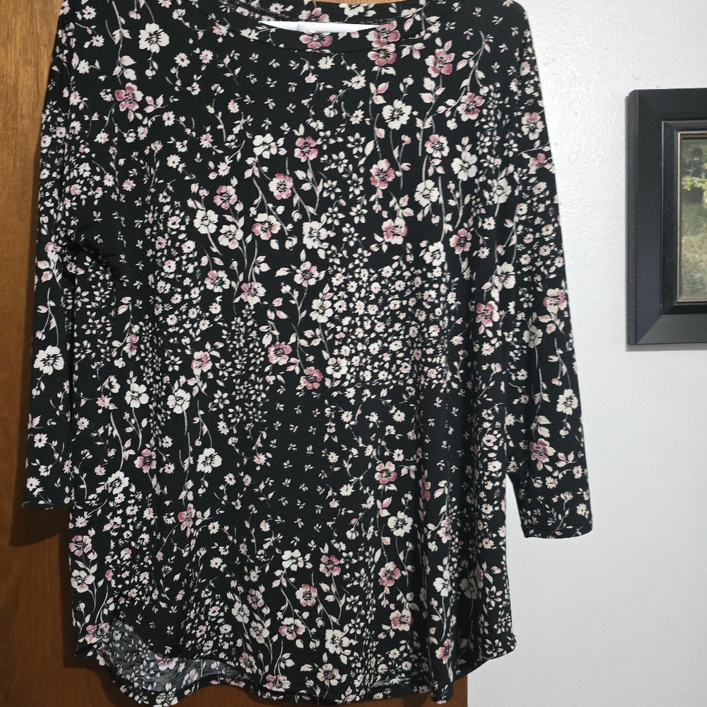 Floral Long Sleeve Top